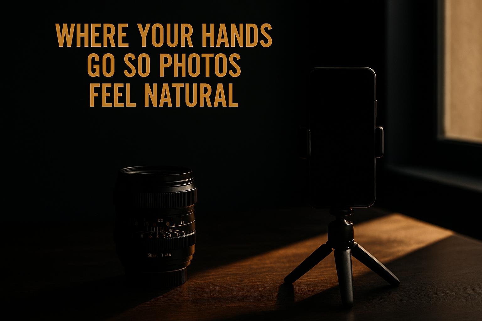 Where Your Hands Go So Photos Feel Natural
